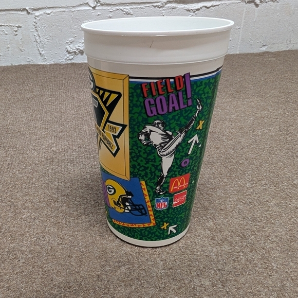 Vintage 1993 Green Bay Packers 75th Season Commemorative Cup Glass NFL Football - Picture 2 of 7